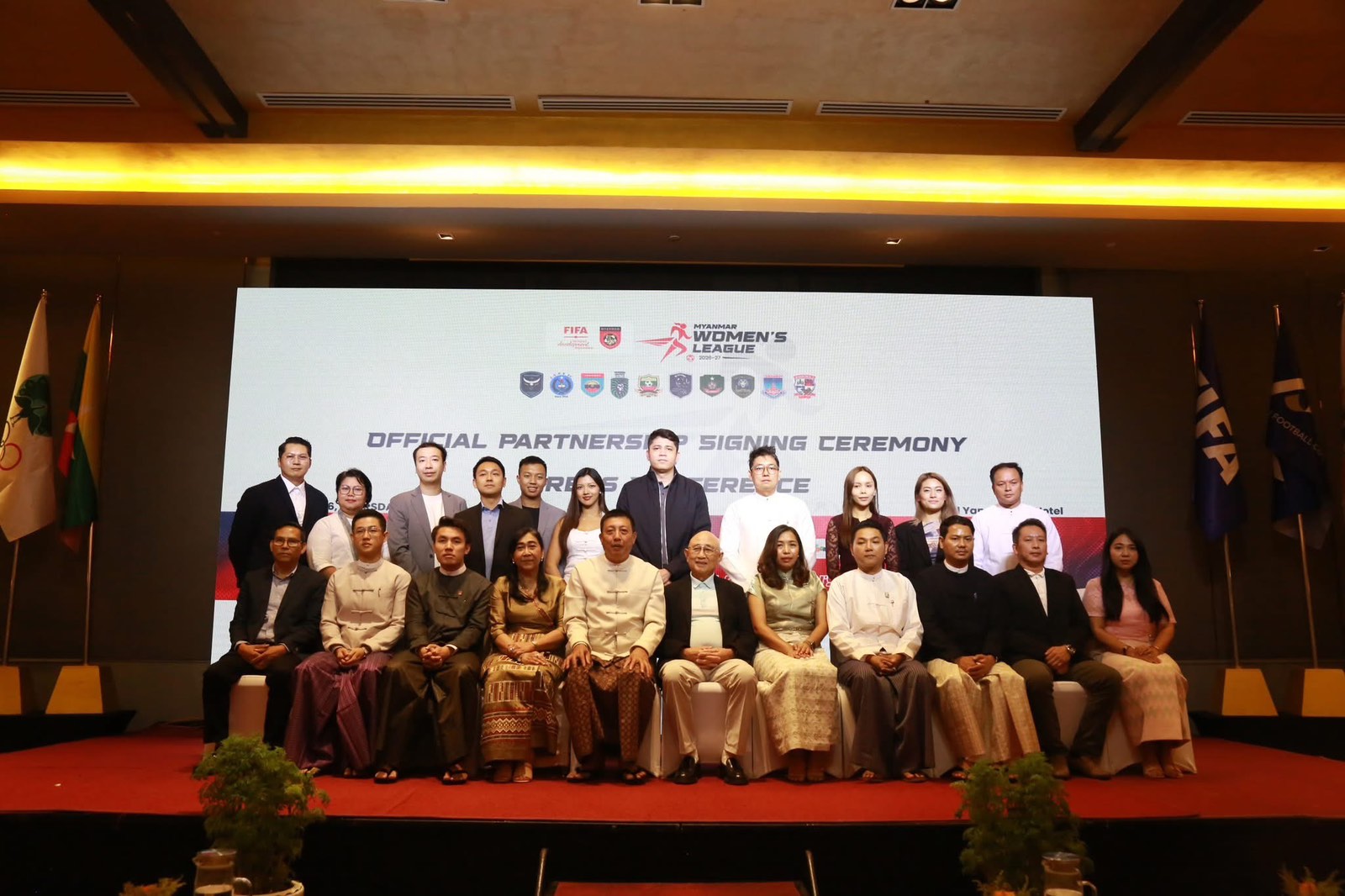 Myanmar Women’s League 2026-27 ပြိုင်ပွဲအကြို Official Partnership Signing Ceremony ကျင်းပ