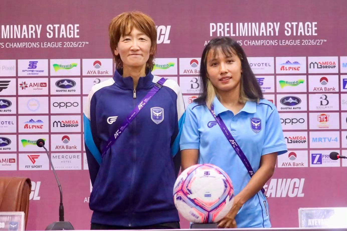AFC Women’s Champions League 2026/27 Preliminary Stage Group (F) ပြိုင်ပွဲ၏ ပွဲကြိုသတင်းစာရှင်းလင်းပွဲ (Pre-Match Press Conference)
